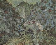 Vincent Van Gogh Les Peiroulets Ravine (nn04) Sweden oil painting artist